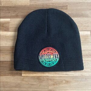 Black Knit Cap Beanie - Men